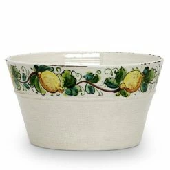 Artistica - Deruta Of Italy Nuova Toscana: Limoni Design - Flower Cachepot (Large) Decorative Accents