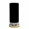 Artistica - Deruta Of Italy Deruta Bella Vetro: Cylindrical Glass Vase On Ceramic Base Perugino Design Decorative Accents Black -Artistica - Deruta of Italy Shop unnamed file 321