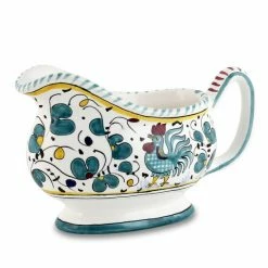 Artistica - Deruta Of Italy Orvieto Green Rooster: Bundle With Butter Dish + Sauce Boat + Spoon Rest Dining & Tabletop -Artistica - Deruta of Italy Shop unnamed file 331