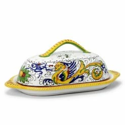 Artistica - Deruta Of Italy Raffaellesco: Bundle With Butter Dish, Sauce Boat, Parmesan Bowl & Spoon Rest Dining & Tabletop -Artistica - Deruta of Italy Shop unnamed file 349