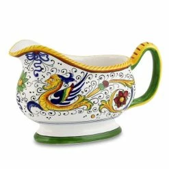 Artistica - Deruta Of Italy Raffaellesco: Bundle With Butter Dish, Sauce Boat, Parmesan Bowl & Spoon Rest Dining & Tabletop -Artistica - Deruta of Italy Shop unnamed file 350