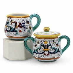 Artistica - Deruta Of Italy Ricco Deruta Deluxe: Sugar And Creamer Kitchen Multi