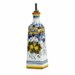 Artistica - Deruta Of Italy Limoncini: Square Olive Oil Bottle Dispenser Tools & Accessories