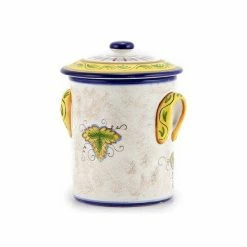 Artistica - Deruta Of Italy Rustica: Cylindrical Biscotti Jar Tools & Accessories -Artistica - Deruta of Italy Shop unnamed file 373