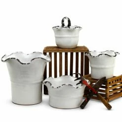 Artistica - Deruta Of Italy Scavo Giardini-Garden: Wall Planter Vase With Fluted Rim Plants & Planters White -Artistica - Deruta of Italy Shop unnamed file 404