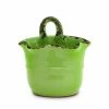 Artistica - Deruta Of Italy Scavo Giardini-Garden: Wall Planter Vase With Fluted Rim 'verde Bosco Plants & Planters Light Green -Artistica - Deruta of Italy Shop unnamed file 412