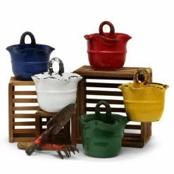 Artistica - Deruta Of Italy Scavo Giardini-Garden: Wall Planter Vase With Fluted Rim 'verde Bosco Plants & Planters Light Green -Artistica - Deruta of Italy Shop unnamed file 415