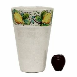 Artistica - Deruta Of Italy Nuova Toscana: Limoni Design - Large Conic Vase Decorative Accents -Artistica - Deruta of Italy Shop unnamed file 446