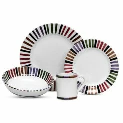Artistica - Deruta Of Italy Bello: 4 Pieces Place Setting Dinnerware & Flatware