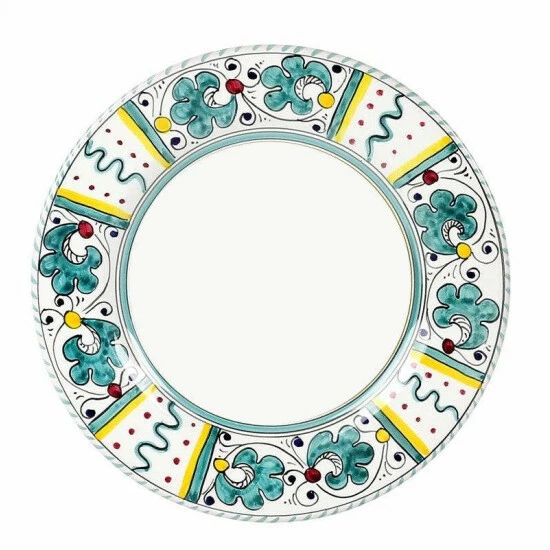 Artistica - Deruta Of Italy Orvieto Green Rooster: 4 Pieces Place Setting Dinnerware & Flatware 5 Artistica - Deruta Of Italy Orvieto Green Rooster: 4 Pieces Place Setting Dinnerware & Flatware - Image 3