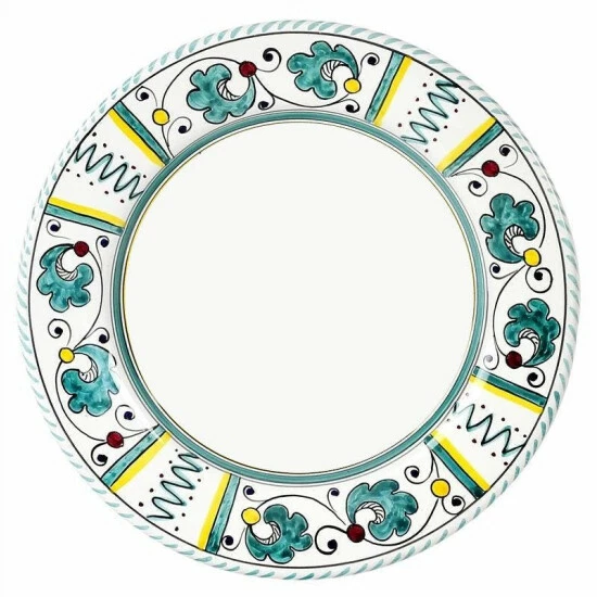Artistica - Deruta Of Italy Orvieto Green Rooster: 4 Pieces Place Setting Dinnerware & Flatware 6 Artistica - Deruta Of Italy Orvieto Green Rooster: 4 Pieces Place Setting Dinnerware & Flatware - Image 4