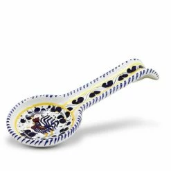 Artistica - Deruta Of Italy ORVIETO BLUE ROOSTER: Bundle With Butter Dish + Sauce Boat + Parmesan Bowl + Spoon Rest Kitchen -Artistica - Deruta of Italy Shop unnamed file 497