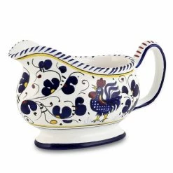 Artistica - Deruta Of Italy ORVIETO BLUE ROOSTER: Bundle With Butter Dish + Sauce Boat + Parmesan Bowl + Spoon Rest Kitchen -Artistica - Deruta of Italy Shop unnamed file 499