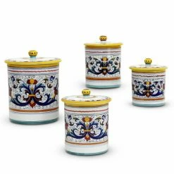 Artistica - Deruta Of Italy Ricco Deruta Deluxe: Canister 4-Pcs Set Tools & Accessories