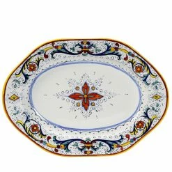 Artistica - Deruta Of Italy Ricco Deruta: Large Serving Set Platters (1 Lg Bowl + 1 Lg Charger + 1 Lg Platter) Serveware -Artistica - Deruta of Italy Shop unnamed file 525