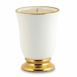 Artistica - Deruta Of Italy Deruta Oro: Deluxe Precious Bell Cup Candle With Pure Gold Rim Candles & Home Fragrances