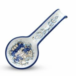 Artistica - Deruta Of Italy Deruta Colori: Spoon Rest Tools & Accessories Blue Genziana