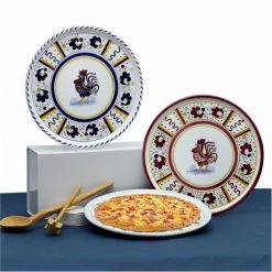 Artistica - Deruta Of Italy Orvieto Blue Rooster: Deruta Pizza Plate - Cake Or Cheese Platter Dinnerware & Flatware -Artistica - Deruta of Italy Shop unnamed file 615