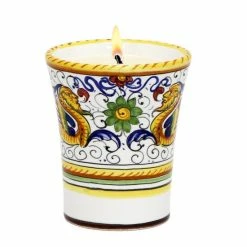 Artistica - Deruta Of Italy Deruta Candles: Deluxe Precious Flared Candle Raffaellesco Deluxe Design Candles & Home Fragrances