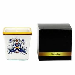 Artistica - Deruta Of Italy Deruta Candles: Square Flared Candle Ricco Deruta Design Candles & Home Fragrances -Artistica - Deruta of Italy Shop unnamed file 629