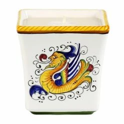 Artistica - Deruta Of Italy Deruta Candles: Square Flared Candle Raffaellesco Design Candles & Home Fragrances -Artistica - Deruta of Italy Shop unnamed file 649