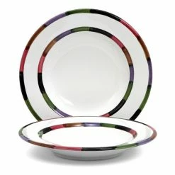 Artistica - Deruta Of Italy Circo: Rim Pasta Soup Plate Dinnerware & Flatware