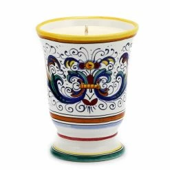Artistica - Deruta Of Italy Deruta Candles: Bell Cup Candle ~ Ricco Deruta Design Candles & Home Fragrances