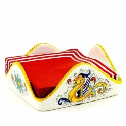 Artistica - Deruta Of Italy Raffaellesco: Square Napkins Holder Tools & Accessories