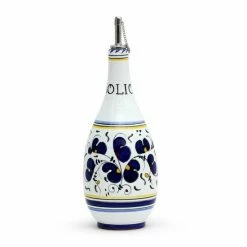 Artistica - Deruta Of Italy Orvieto Blue Rooster: Olive Oil Bottle Dispenser Tools & Accessories