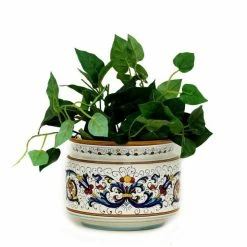 Artistica - Deruta Of Italy Ricco Deruta: Cylindrical Cover Pot Ricco Deruta Design - Cachepot Planter (Small) Plants & Planters -Artistica - Deruta of Italy Shop unnamed file 828