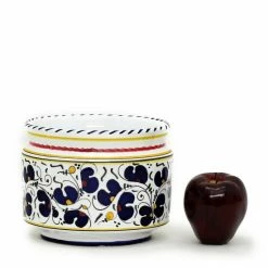 Artistica - Deruta Of Italy Orvieto Blue Rooster: Cylindrical Cover Pot - Cachepot Planter (Small) Plants & Planters -Artistica - Deruta of Italy Shop unnamed file 850