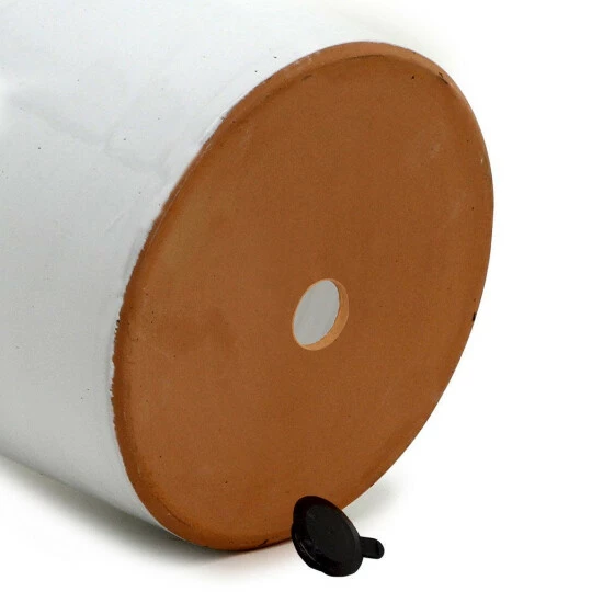 Artistica - Deruta Of Italy Scavo Giardini Garden: Extra Large Planter Vase With Fluted Rim White Plants & Planters 6 Artistica - Deruta Of Italy Scavo Giardini Garden: Extra Large Planter Vase With Fluted Rim White Plants & Planters - Image 4