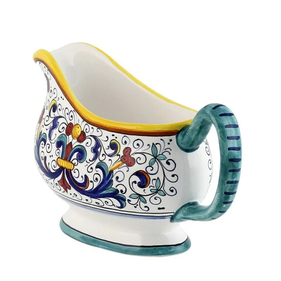 Artistica - Deruta Of Italy Ricco Deruta: Gravy Sauce Boat Serveware 4 Artistica - Deruta Of Italy Ricco Deruta: Gravy Sauce Boat Serveware - Image 2