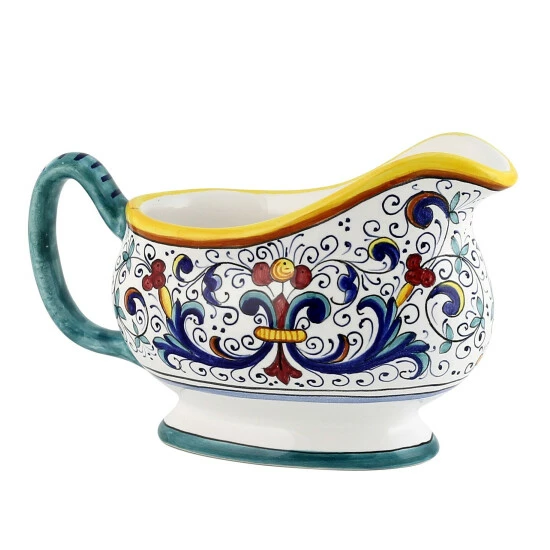 Artistica - Deruta Of Italy Ricco Deruta: Gravy Sauce Boat Serveware 5 Artistica - Deruta Of Italy Ricco Deruta: Gravy Sauce Boat Serveware - Image 3