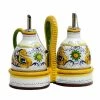 Artistica - Deruta Of Italy Raffaellesco Deluxe: Oil And Vinegar Cruets Set With Caddy Tools & Accessories -Artistica - Deruta of Italy Shop unnamed file 868