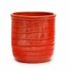 Artistica - Deruta Of Italy Scavo Giardini Garden: Modern-Rustic 'rigato' Cachepot/Planter Translucent Plants & Planters Red Coral -Artistica - Deruta of Italy Shop unnamed file 876