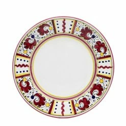 Artistica - Deruta Of Italy Orvieto Red Rooster: Salad Plate Serveware