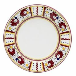 Artistica - Deruta Of Italy Orvieto Red Rooster: Dinner Plate Dinnerware & Flatware