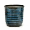 Artistica - Deruta Of Italy Scavo Giardini Garden: Modern-Rustic 'rigato' Cachepot/planter Translucent Plants & Planters Dark Blue -Artistica - Deruta of Italy Shop unnamed file 902