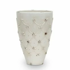 Artistica - Deruta Of Italy Scavo Ricamo: Large Vase Decorative Accents