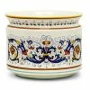 Artistica - Deruta Of Italy Ricco Deruta: Cylindrical Cover Pot Ricco Deruta Design - Cachepot Planter (Large) Decorative Accents Multicolor -Artistica - Deruta of Italy Shop unnamed file 924