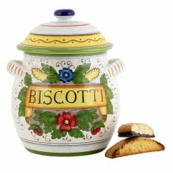 Artistica - Deruta Of Italy Rustica: Traditional Tuscan Biscotti Jar Tools & Accessories