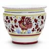Artistica - Deruta Of Italy Orvieto Red Rooster: Luxury Cachepot Planter Large Plants & Planters -Artistica - Deruta of Italy Shop unnamed file 971