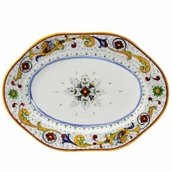 Artistica - Deruta Of Italy Raffaellesco: Hexagonal Lg Serving Platter Dining & Tabletop
