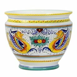 Artistica - Deruta Of Italy Raffaellesco: Luxury Cachepot Planter Large Plants & Planters